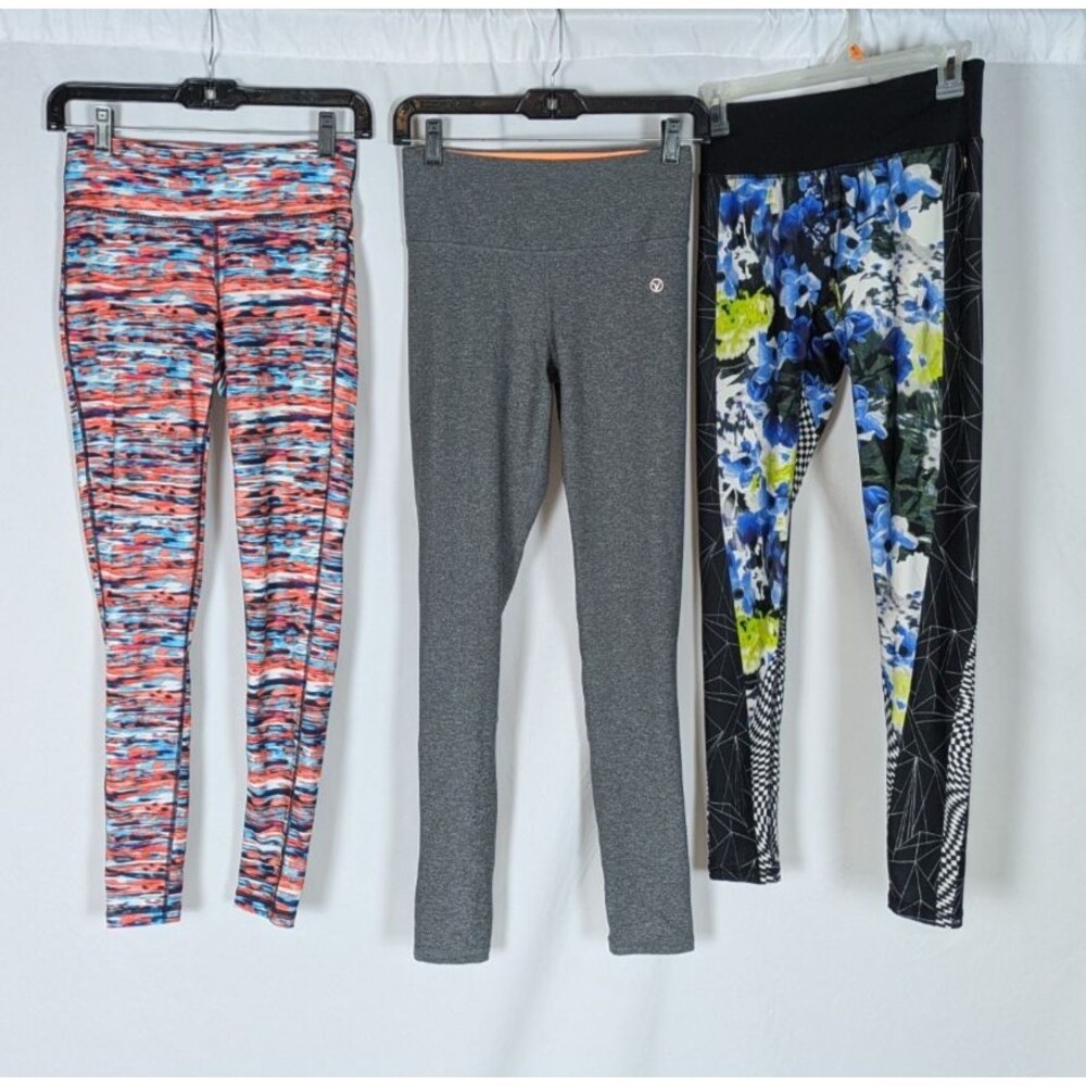 Womens Leggings XS Lot of 3 Pull On Stretch Athletic Workout Yoga Gym Athleisure